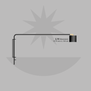 Lamp ELLE L14 (Braccio Lungo)